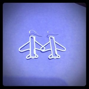 💎Home-made paperclip airplane earrings💎3 for $15